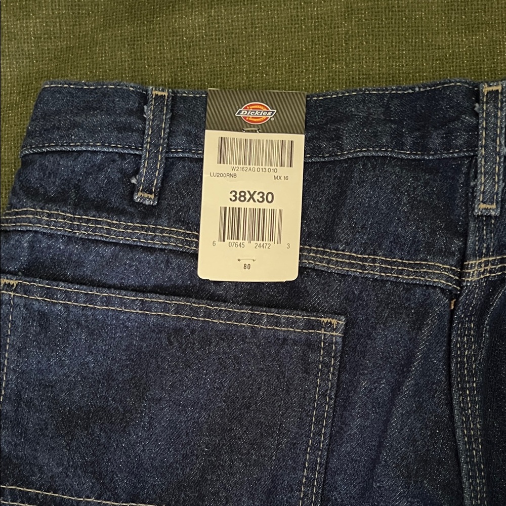 Dickies Men's Dark Blue Relaxed Jeans